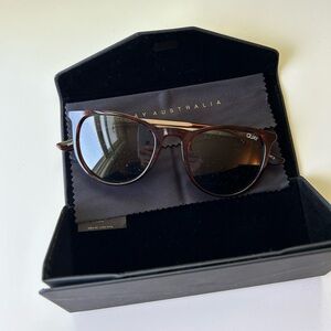 Quay Australia Great Escape Sunglasses Tortoise and Green